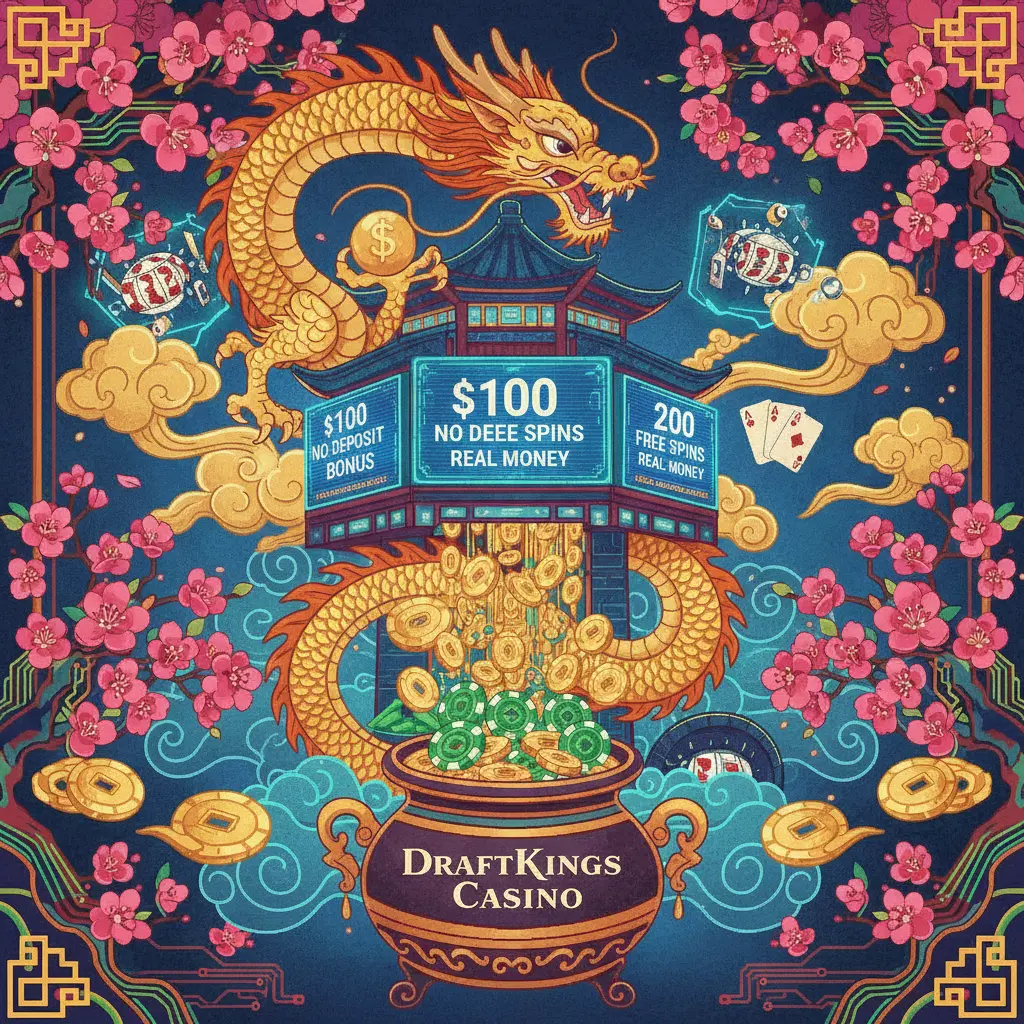 $100 no deposit bonus 200 free spins real money - DraftKings